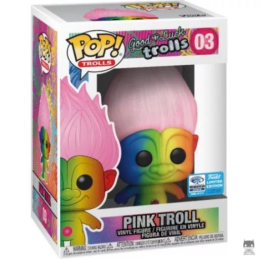 Figurine Funko POP Troll Rose (Rainbow) (Les Trolls)