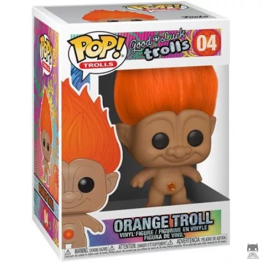 Figurine Funko POP Troll Orange (Les Trolls)