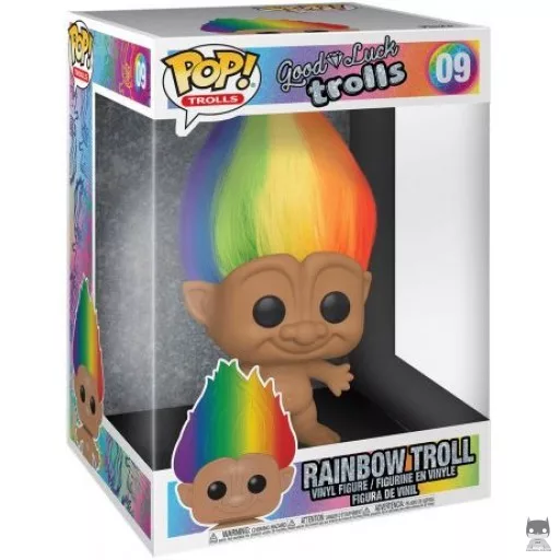 Figurine Funko POP Troll Arc-en-ciel (Supersized) (Les Trolls)