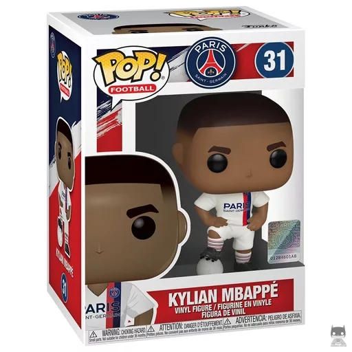 Figurine Funko POP Kylian Mbappé (Paris Saint-Germain) (White) (Pop! Vinyl)
