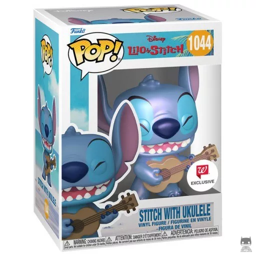 Figurine Funko POP Stitch avec Ukulele (Supersized & Nacré) (Walgreens)