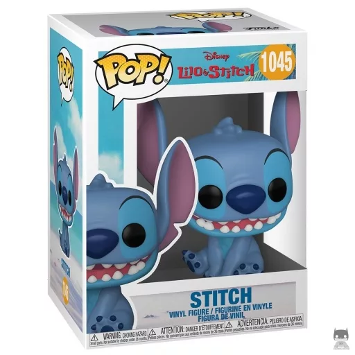 Figurine Funko POP Stitch souriant (Lilo and Stitch)