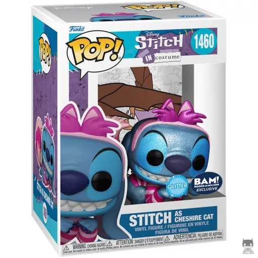 Figurine Funko POP Stitch en Chat du Cheshire (Diamond Glitter) (Lilo and Stitch)