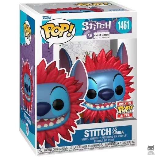 Figurine Funko POP Stitch en Simba (Metallic) (Metallic)