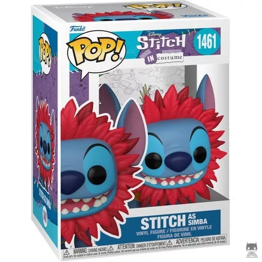 Figurine Funko POP Stitch en Simba (Lilo and Stitch)