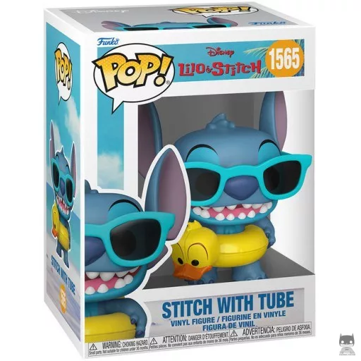 Figurine Funko POP Stitch avec Bouée (Lilo and Stitch)