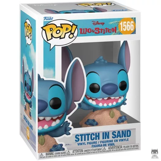 Figurine Funko POP Stitch dans le Sable (Lilo and Stitch)