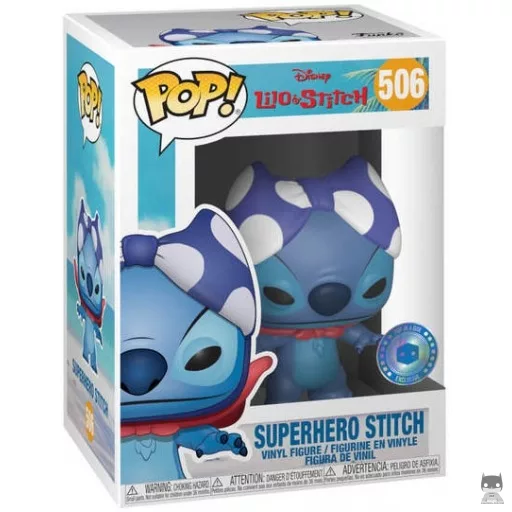 Figurine Funko POP Stitch Super-héro (Lilo and Stitch)