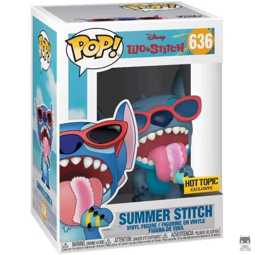 Figurine Funko POP Stitch Eté (Hot Topic)