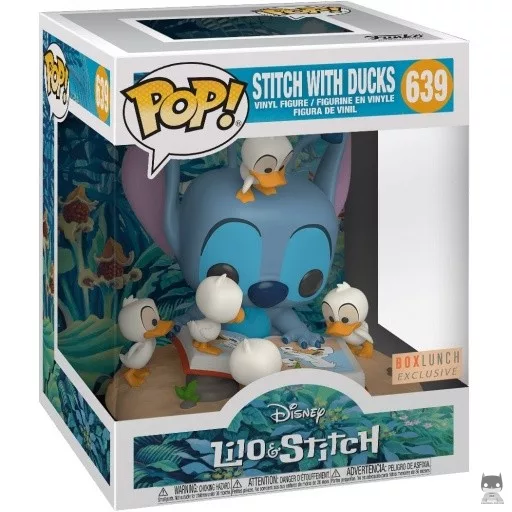 Figurine Funko POP Stitch avec Canards (Supersized) (Box Lunch)