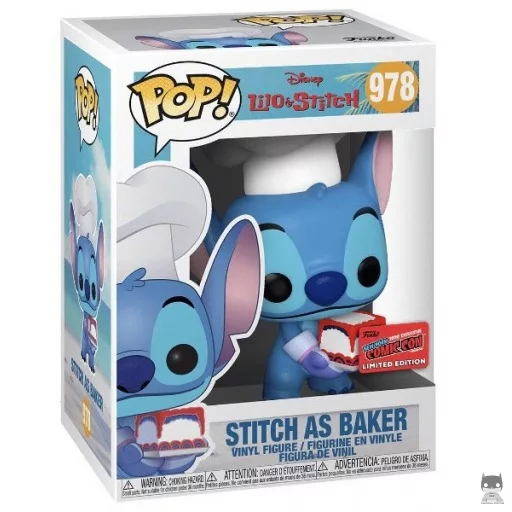 Figurine Funko POP Stitch en Pâtissier (Lilo and Stitch)
