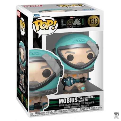 Figurine Funko POP Mobius en Combinaison de Base Temporelle TVA (Loki)