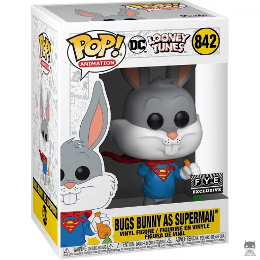 Figurine Funko POP Bugs Bunny en Superman (Looney Tunes)