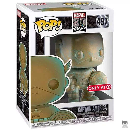 Figurine Funko POP Captain America (Patine) (Exclusive)