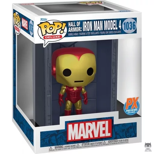 Figurine Funko POP Hall of Armor : Iron Man Model 4 (Metallic) (Metallic)