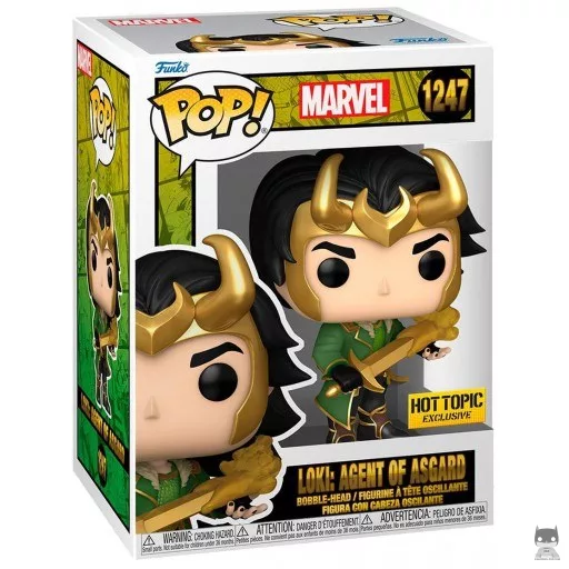 Figurine Funko POP Loki Agent d'Asgard (Marvel Comics)
