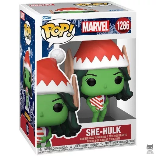 Figurine Funko POP She-Hulk (Noël) (Marvel Comics)