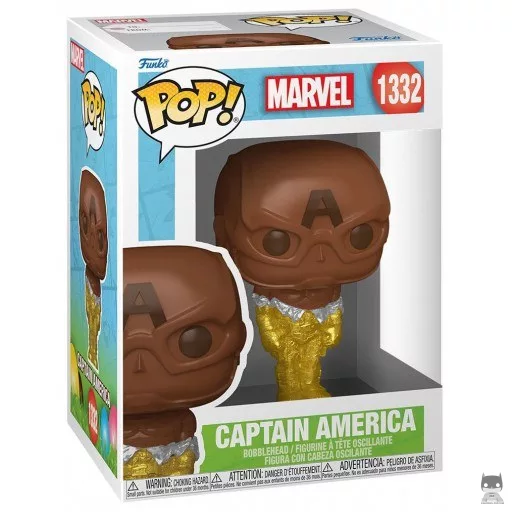 Figurine Funko POP Captain America (Chocolat) (Marvel Comics)