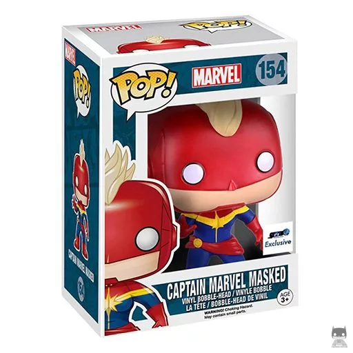 Figurine Funko POP Captain Marvel (Avec Masque) (Marvel Comics)