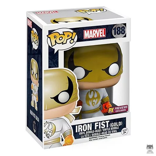 Figurine Funko POP Iron Fist (Or) (Marvel Comics)