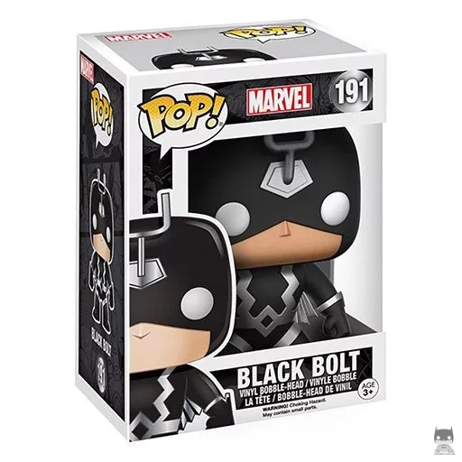Figurine Funko POP Black Bolt (Noir) (Marvel Comics)