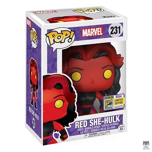 Figurine Funko POP She-Hulk Rouge (She-Hulk (Jennifer Walters))