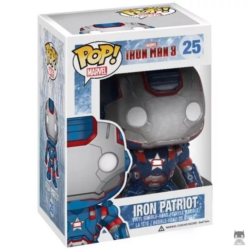 Figurine Funko POP Iron Patriot (Metallic)