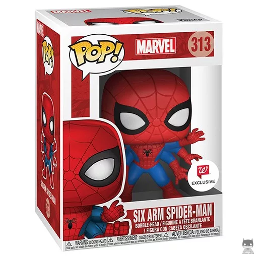 Figurine Funko POP Spider-Man six bras (Marvel Comics)