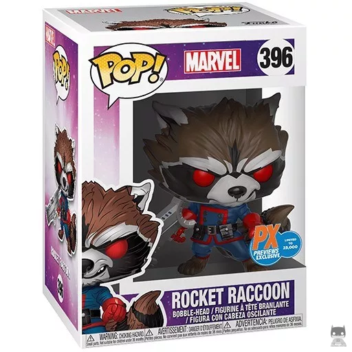 Figurine Funko POP Rocket Raccoon (Previews PX)