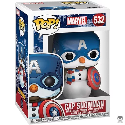 Figurine Funko POP Cap Snowman (Marvel Comics)