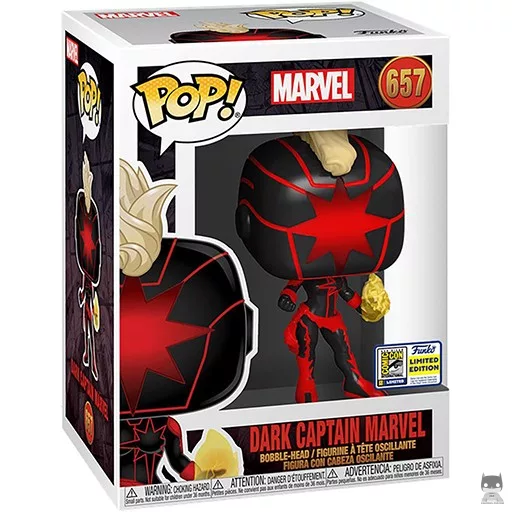 Figurine Funko POP Dark Captain Marvel (Marvel Comics)