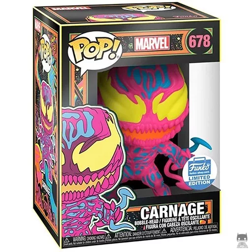 Figurine Funko POP Carnage (Blacklight) (Carnage)