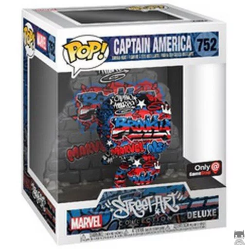 Figurine Funko POP Captain America Street Art (Marvel Comics)