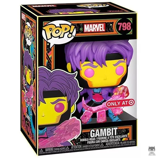 Figurine Funko POP Gambit (Black Light) (Gambit)