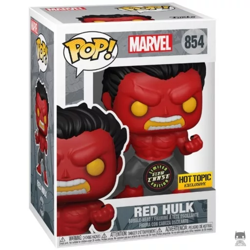 Figurine Funko POP Red Hulk (Chase) (Marvel Comics)