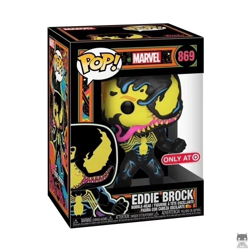 Figurine Funko POP Eddie Brock (Blacklight) (Marvel Comics)