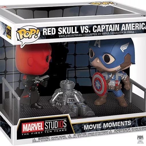 Figurine Funko POP Red Skull vs Captain America (Marvel Studios)
