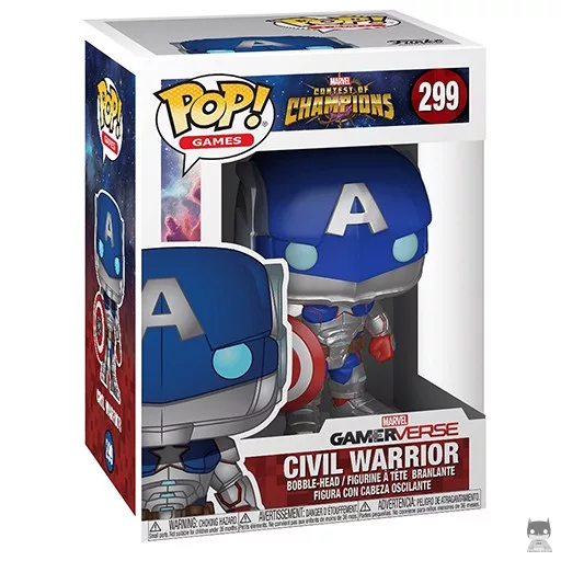 Figurine Funko POP Civil Warrior (Marvel : Tournois des Champions)