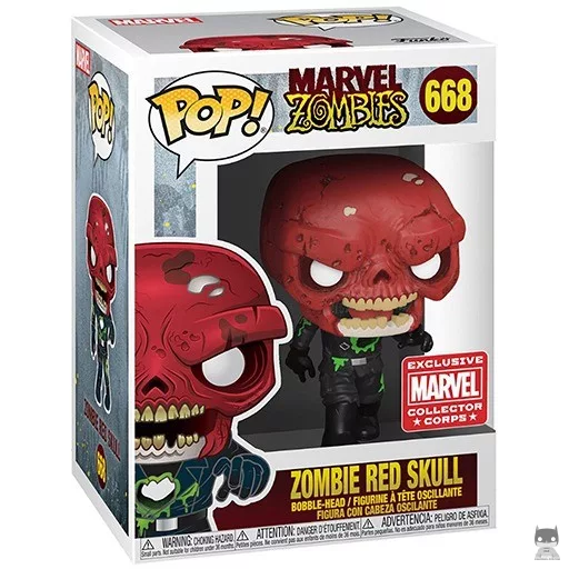 Figurine Funko POP Red Skull Zombie (Red Skull)