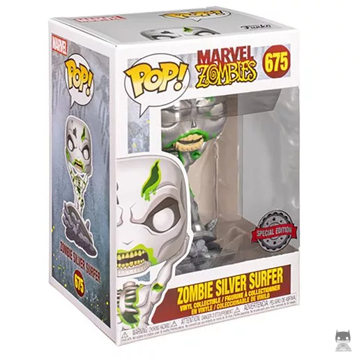 Figurine Funko POP Le Surfer d'Argent Zombie (Hot Topic)
