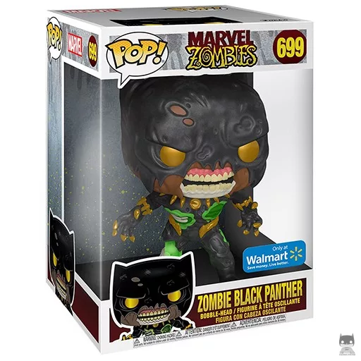 Figurine Funko POP Black Panther Zombie (Supersized) (Walmart)