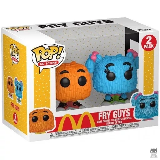 Figurine Funko POP Fry Guys (Orange & Bleu) (McDonald's)