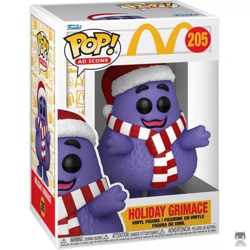 Figurine Funko POP Grimace Noël (McDonald's)