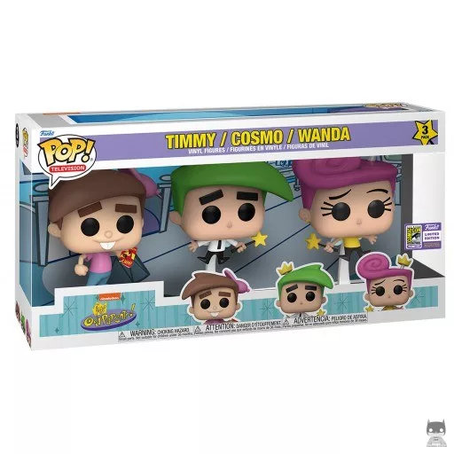 Figurine Funko POP Timmy Turner, Wanda & Cosmo (Exclusive)