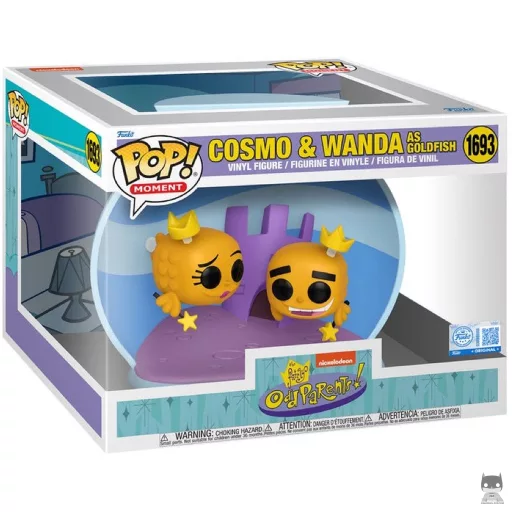 Figurine Funko POP Cosmo & Wanda en poisson rouge - Moment (Funko Shop)