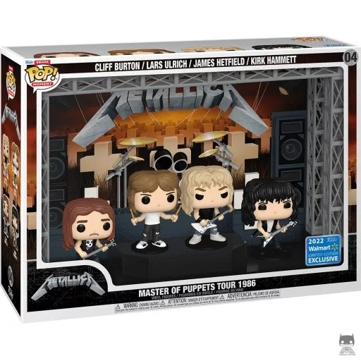 Figurine Funko POP Metalicca : Master Of Puppets Tour 1986 (Metallica)