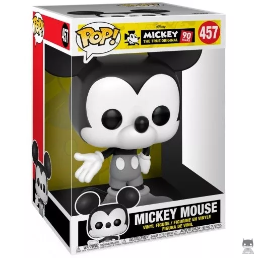 Figurine Funko POP Mickey Mouse (Noir & Blanc) (Supersized) (Mickey Mouse 90 Ans)