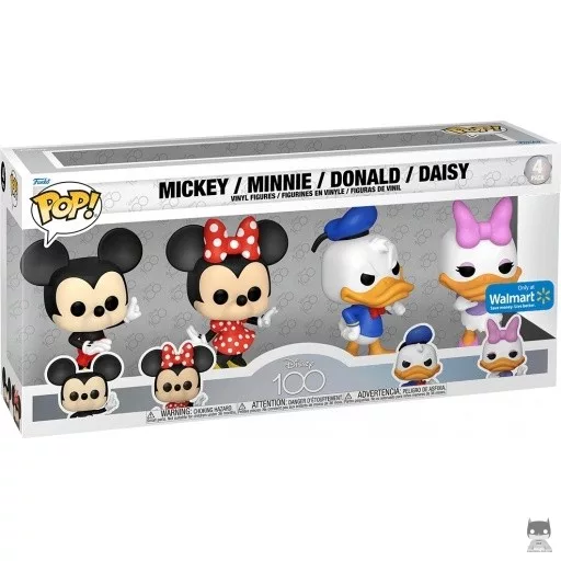 Figurine Funko POP Mickey Mouse, Minnie Mouse, Donald Duck & Daisy Duck (Mickey Mouse & ses Amis)