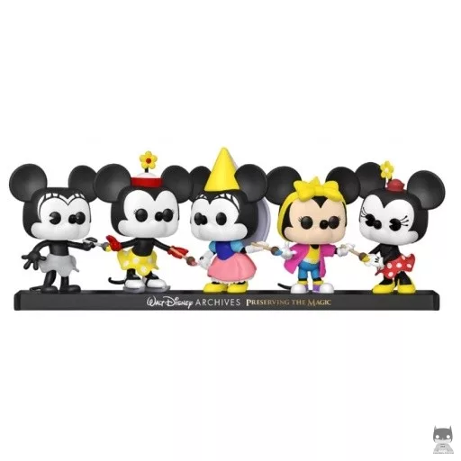 Figurine Funko POP Plane Crazy Minnie, Minnie Patins à Glace, Princesse Minnie, Totally Minnie & Minnie Mouse (Mickey Mouse & ses Amis)