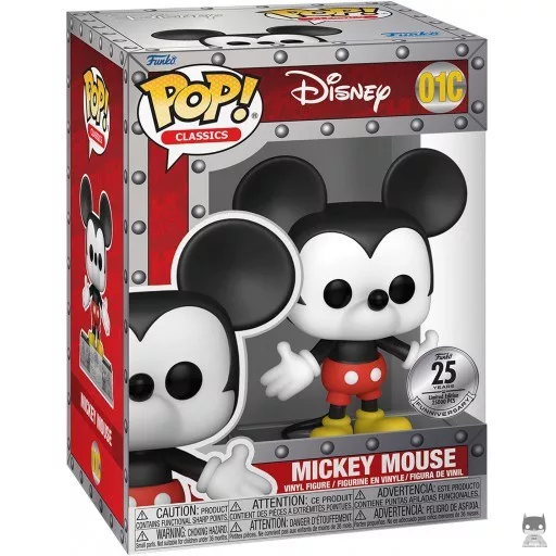 Figurine Funko POP Mickey Mouse (Célébration 25 Ans) (Exclusive)